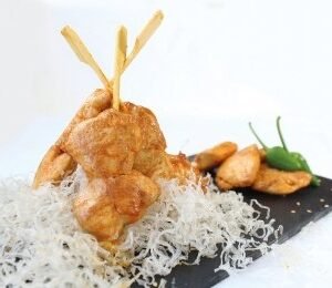 MINI BROCHETA DE POLLO TERIYAKI C/800 GR