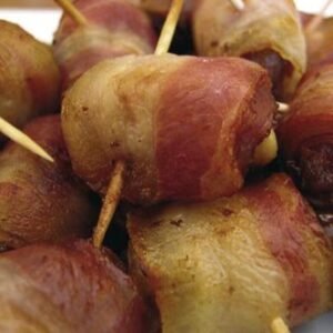 DATIL CON ALMENDRA-BACON TOPGEL