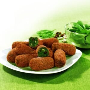 CROQUETAS ESPINACAS Y PIÑONES