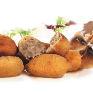 CROQUETAS DE CARRILLERA AL VINO TINTO TOPGEL