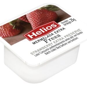 MERMELADA FRESA HELIOS TARRINA 25 GR C/80